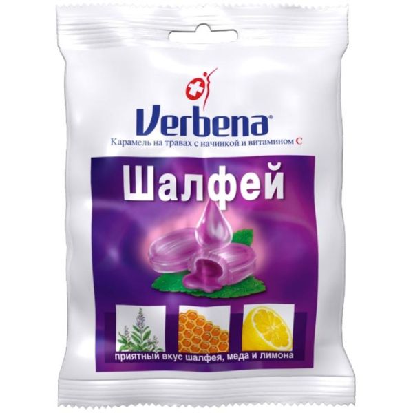 Изображение товара Карамель вербена (шалфей), 60 г Карамель вербена (шалфей), 60 г фотография