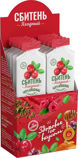 Изображение товара Сбитень медовый Ягодный Алтайский нектар 10 стиков по 25г Сбитень медовый Ягодный Алтайский нектар 10 стиков по 25г фотография